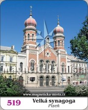 Magnetky: Velká synagoga (Plzeň)